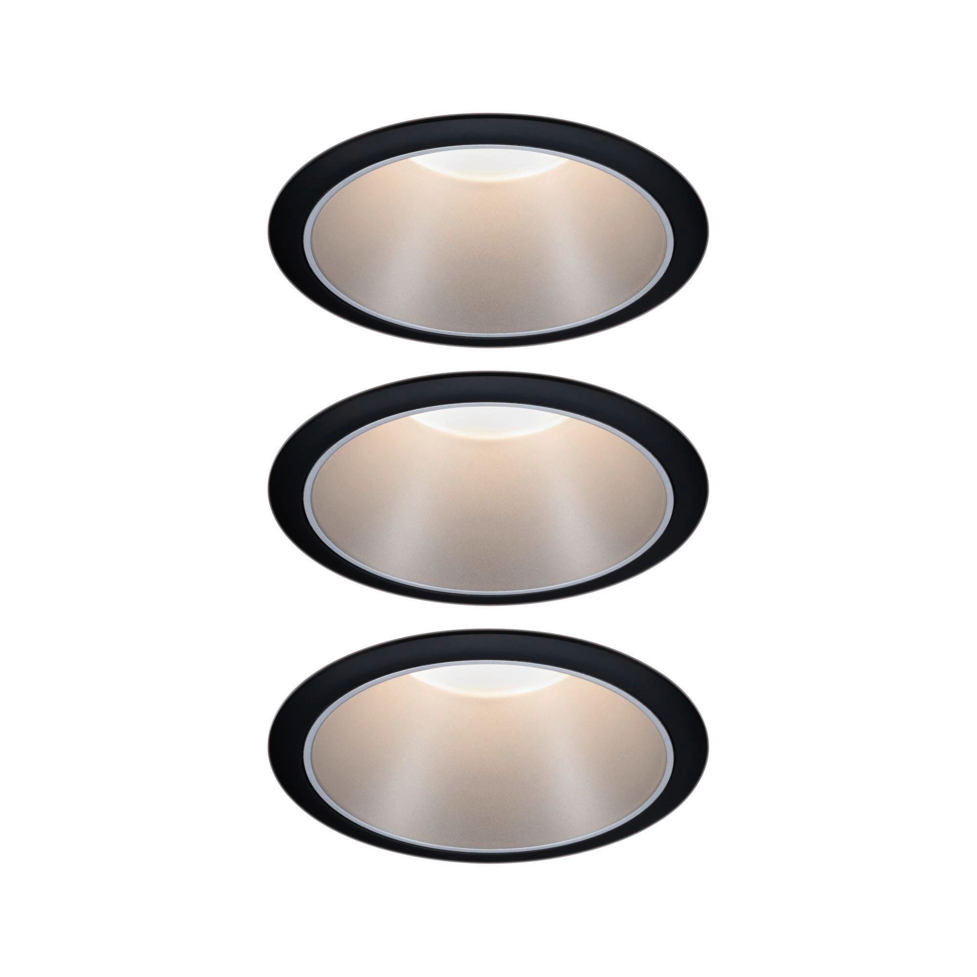 LED-EINBAUSPOT SET 8,8/8,8/7 cm  - Design (8,8/8,8/7cm) - Paulmann