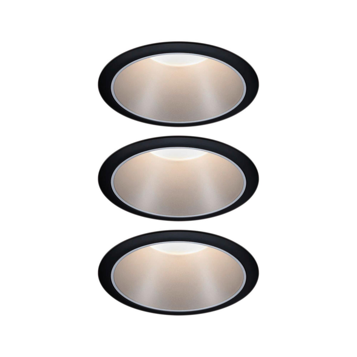 LED-EINBAUSPOT SET 8,8/8,8/7 cm   - Design (8,8/8,8/7cm) - Paulmann