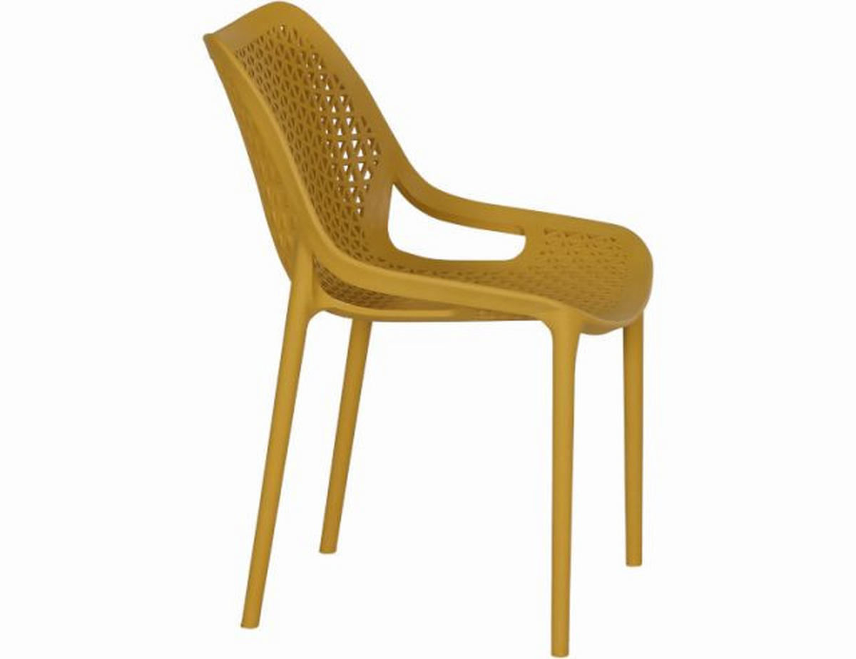GARTENSTUHL Currygelb  - Currygelb, Basics, Kunststoff (60/81/50cm) - Siena Garden