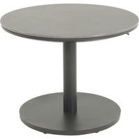 GARTENTISCH Metall Anthrazit rund  - Anthrazit, MODERN, Keramik/Metall (59/45-65cm) - Ambia Garden