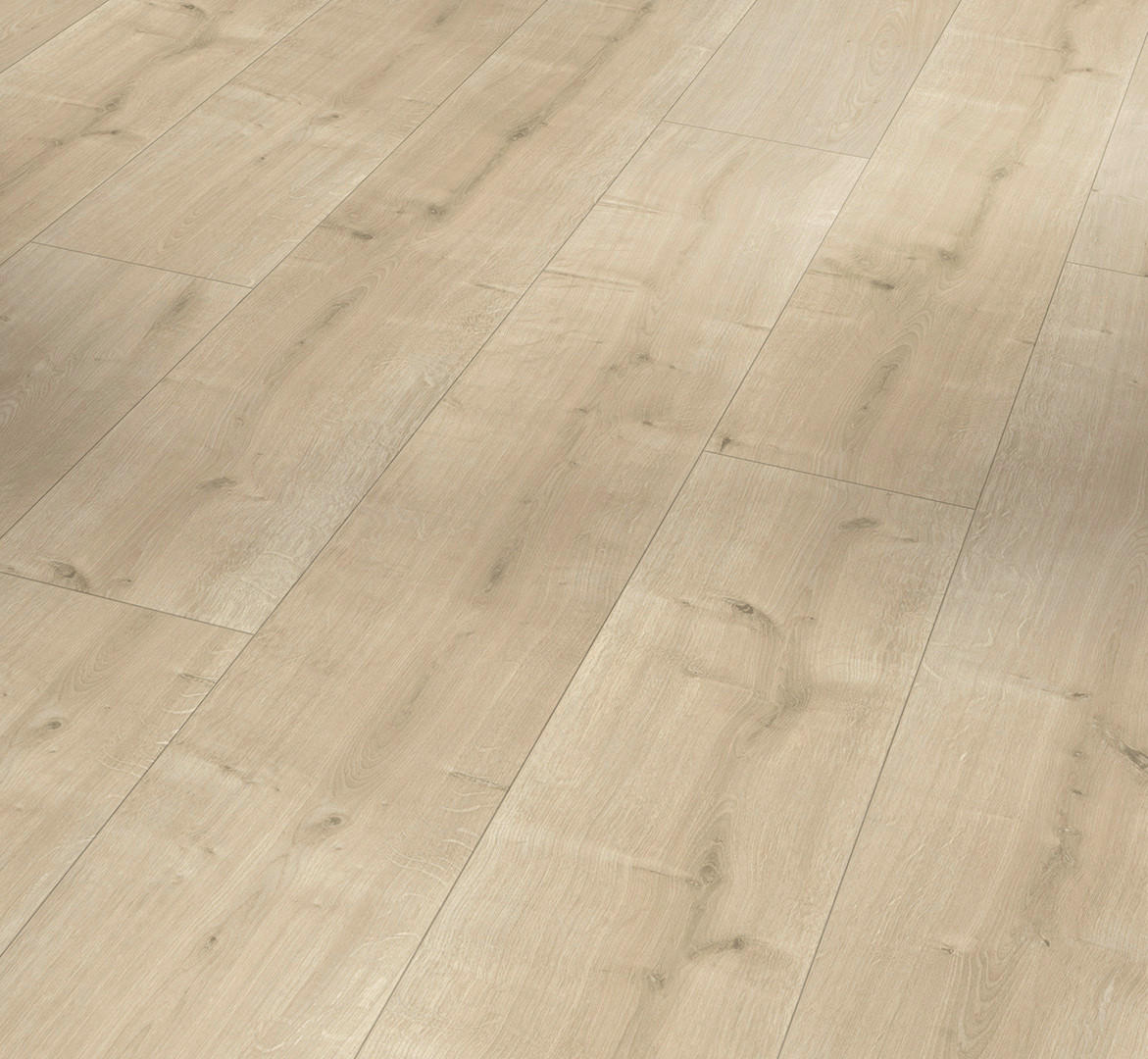 LAMINATBODEN Laminat Basic 400  per  m² - Eichefarben, Basics, Holzwerkstoff (128.5/19.4/0.8cm) - Parador