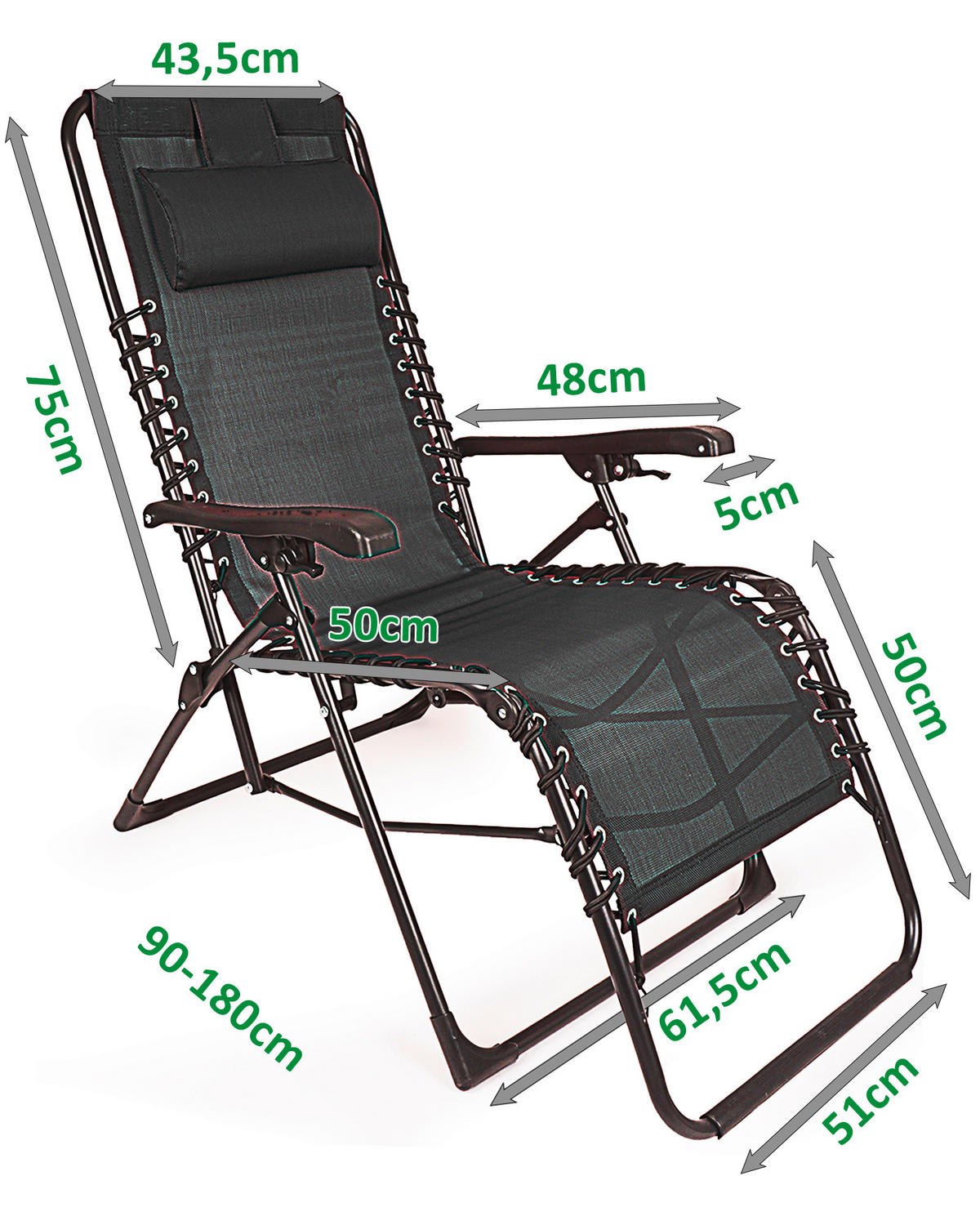 BÄDERLIEGE 84/109/65 cm  - Schwarz, Basics, Kunststoff (84/109/65cm)