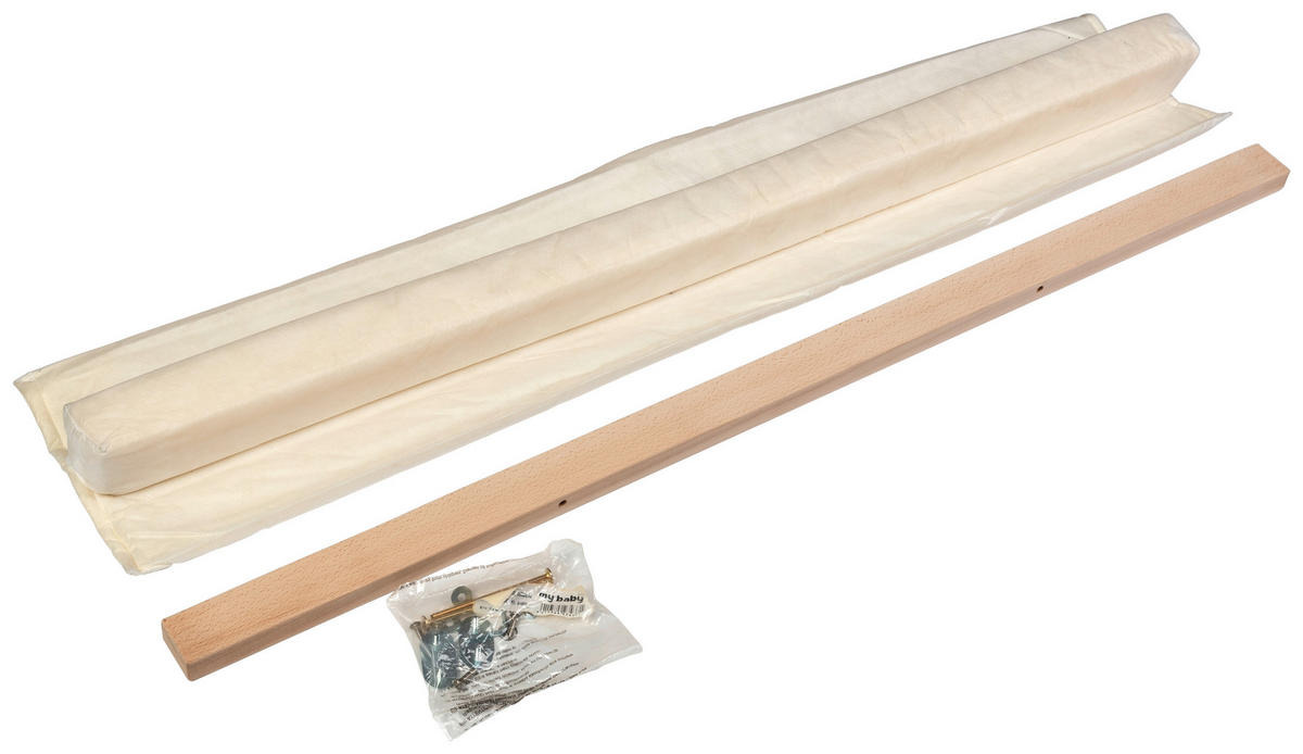 UMBAUSET ZWILLINGSBETT  - Naturfarben, Basics, Holz/Textil (120/3/5cm) - My Baby Lou