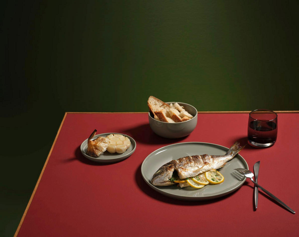 DESSERTTELLER Olivgrün coppa shiso  - Olivgrün, KONVENTIONELL, Keramik (21/1,5cm) - ASA