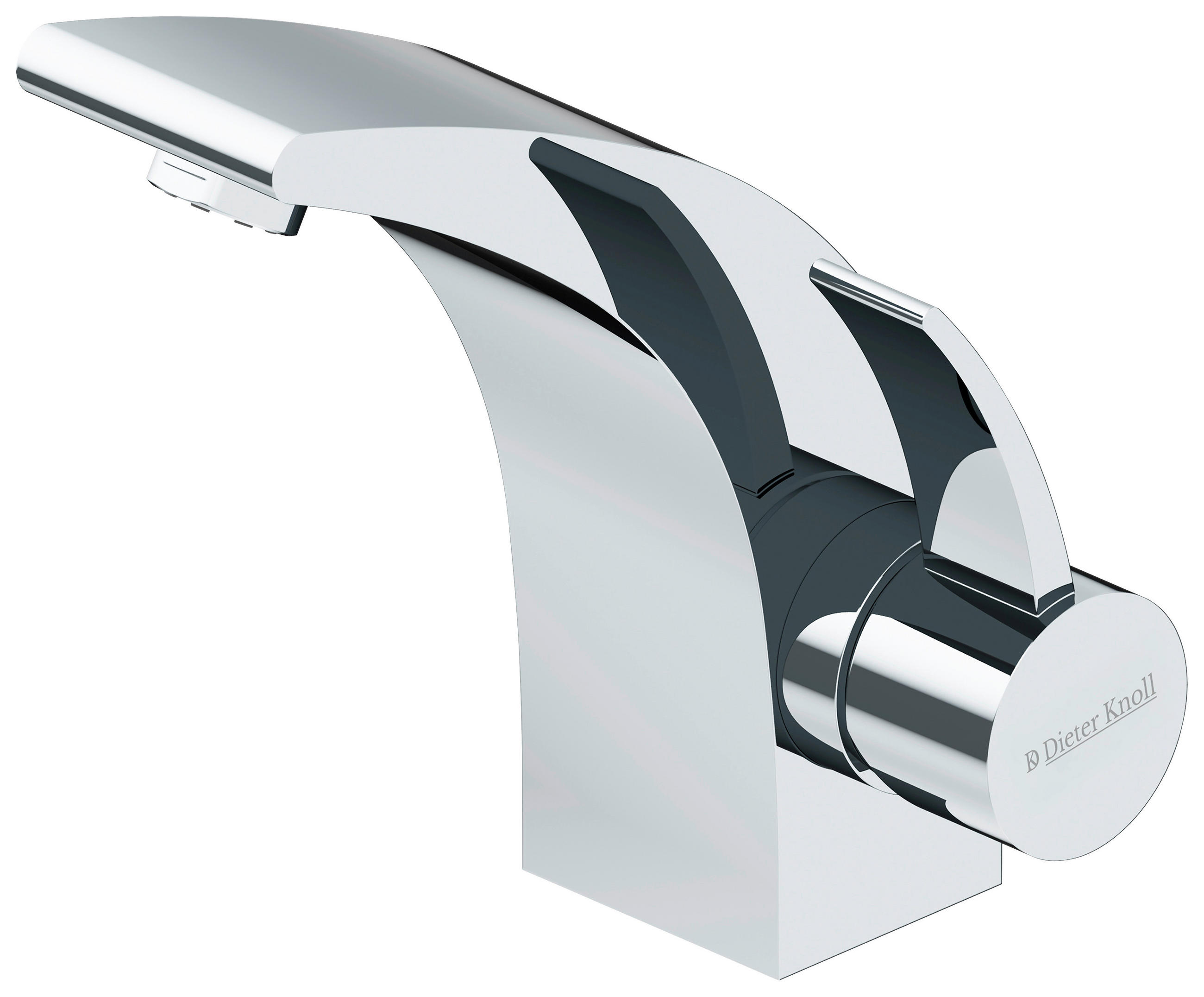 WASCHTISCHARMATUR 28/12/29 cm  - Chromfarben, MODERN, Metall (28/12/29cm) - Dieter Knoll