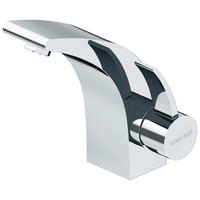 WASCHTISCHARMATUR 28/12/29 cm  - Chromfarben, MODERN, Metall (28/12/29cm) - Dieter Knoll