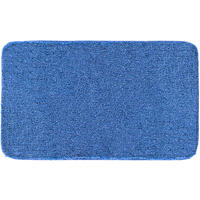 BADTEPPICH Melange Blau 80/140 cm  - Blau, Basics, Kunststoff/Textil (80/140cm) - Grund