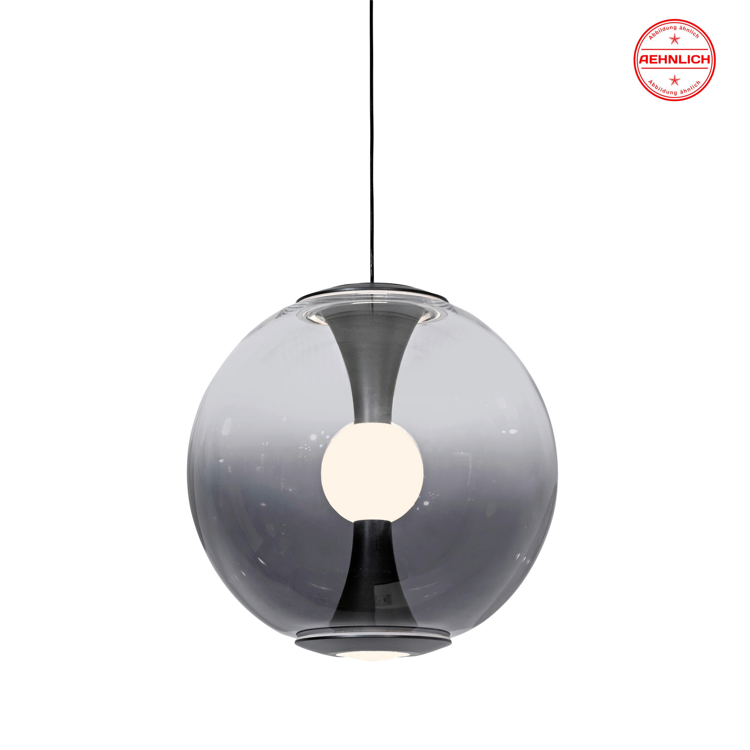 Neuhaus Pure Led-Pendelleuchte Pure Base-Glow Grau 80-200 cm
