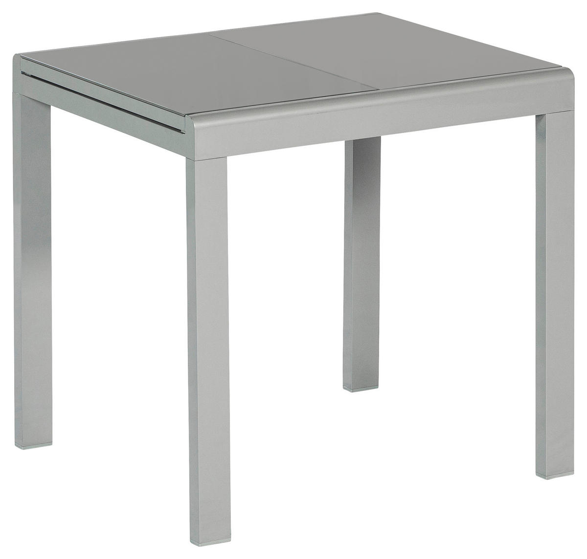 GARTENSET Aluminium  - Silberfarben/Schwarz, MODERN, Metall - Gardenson