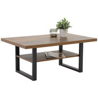 COUCHTISCH 105/69/45 cm rechteckig  - Schwarz, MODERN, Holzwerkstoff/Metall (105/69/45cm) - MID.YOU
