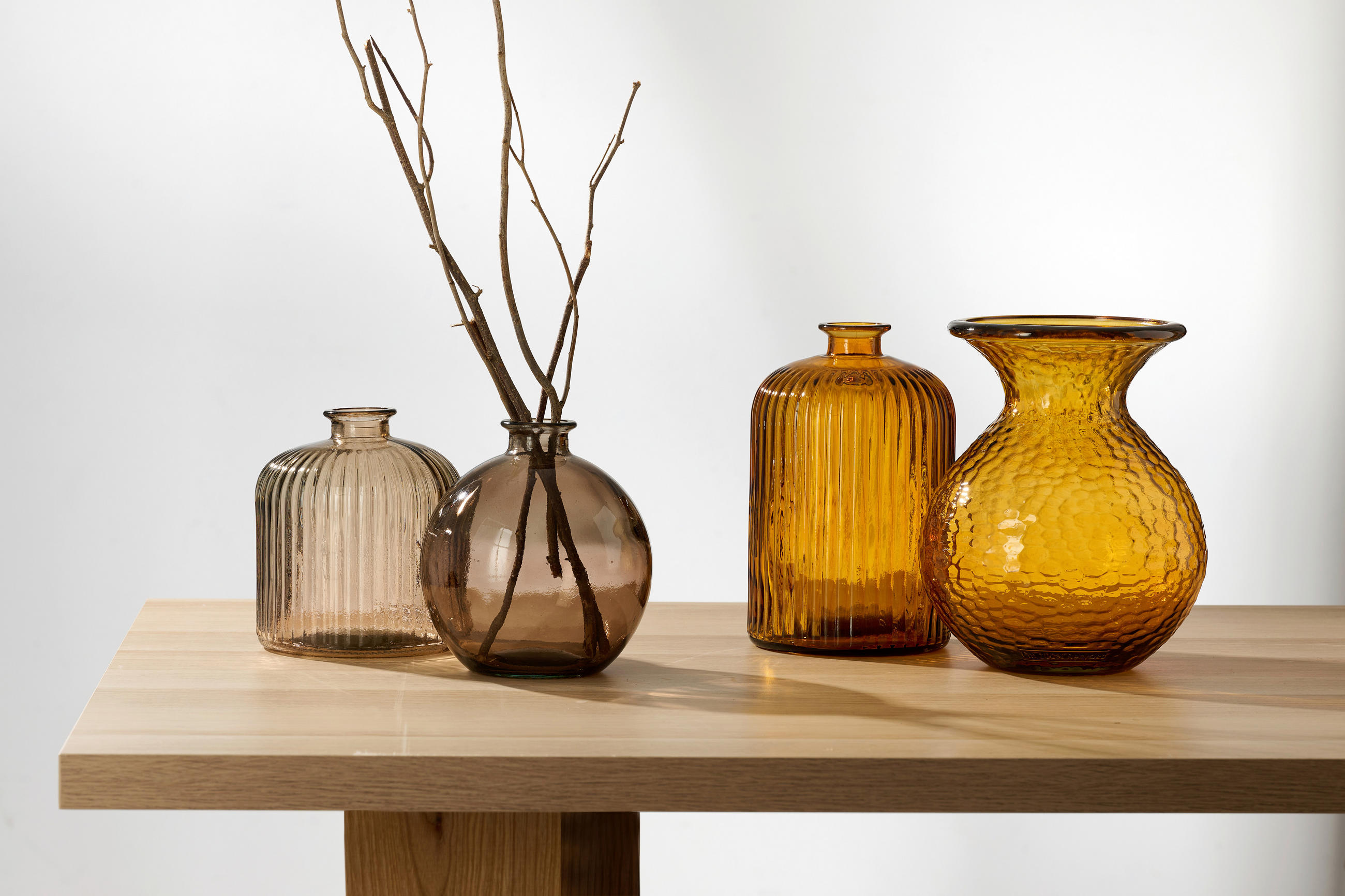 VASE Marokko 17,5 cm  - Hellbraun, Trend, Glas (14/14/18cm) - Ritzenhoff Breker