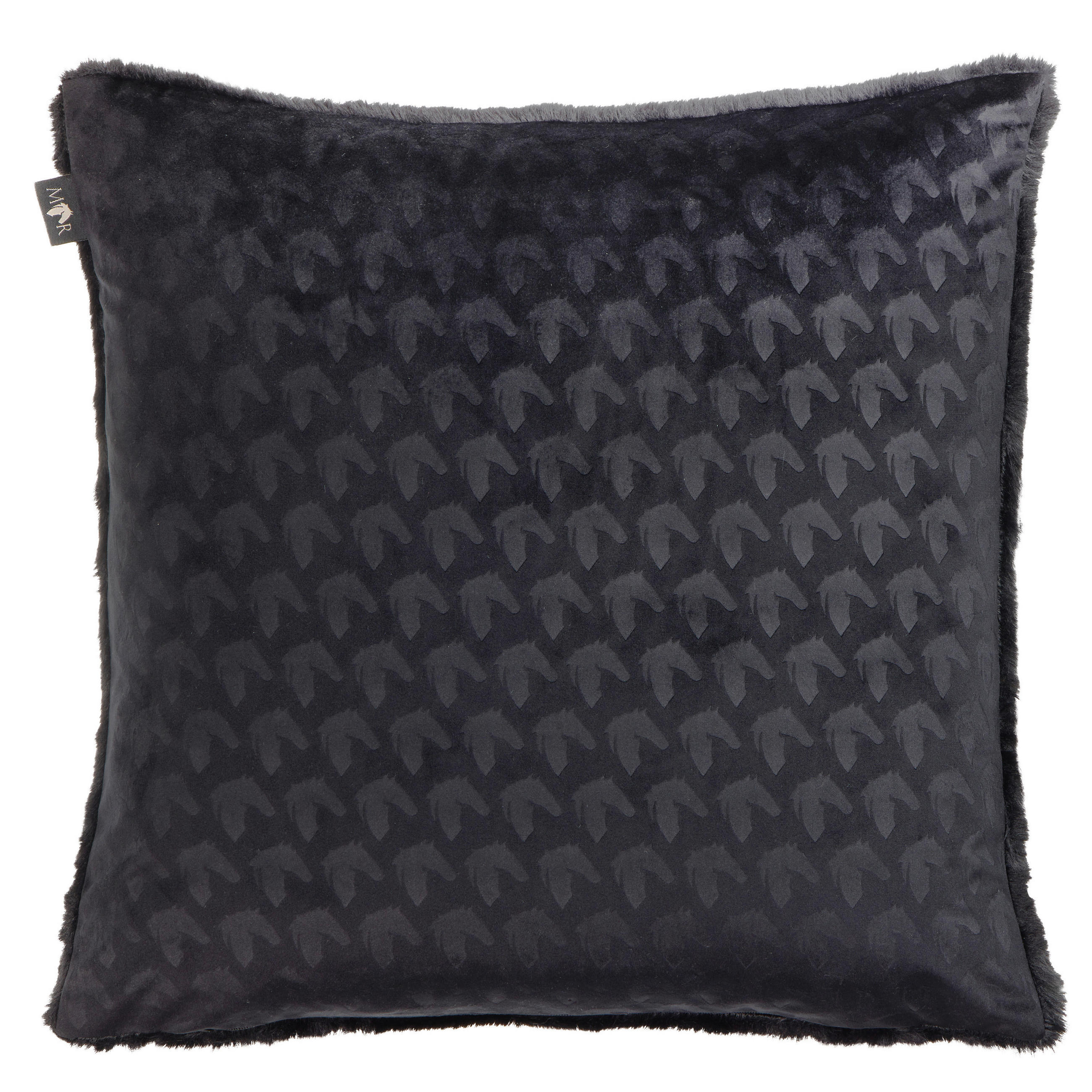 FELLKISSENHÜLLE Marcel.Remus.Design- Felantix schwarz 45/45 cm  - Schwarz, Design, Textil (45/45cm) - Marcel Remus