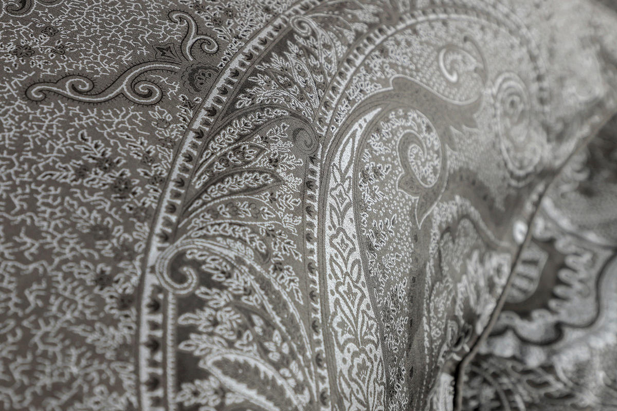 BETTWÄSCHE 2-teilig PEARL Satin 135/200 cm  - Anthrazit, Basics, Textil (135/200cm) - Musterring