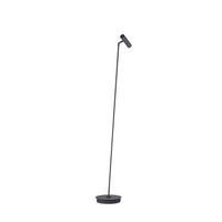 LED-STEHLEUCHTE Tom Pro 54.5/137 cm   - Schwarz, MODERN, Metall (54.5/137cm) - Hell