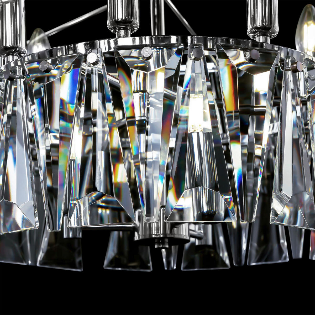 PENDELLEUCHTE 77/50/77 cm    - Chromfarben, Trend, Metall (77/50/77cm) - MAYTONI