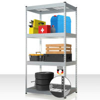 SCHWERLASTREGAL 90/180/60 cm  - Zinkfarben, Basics, Metall (90/180/60cm) - Floordirekt