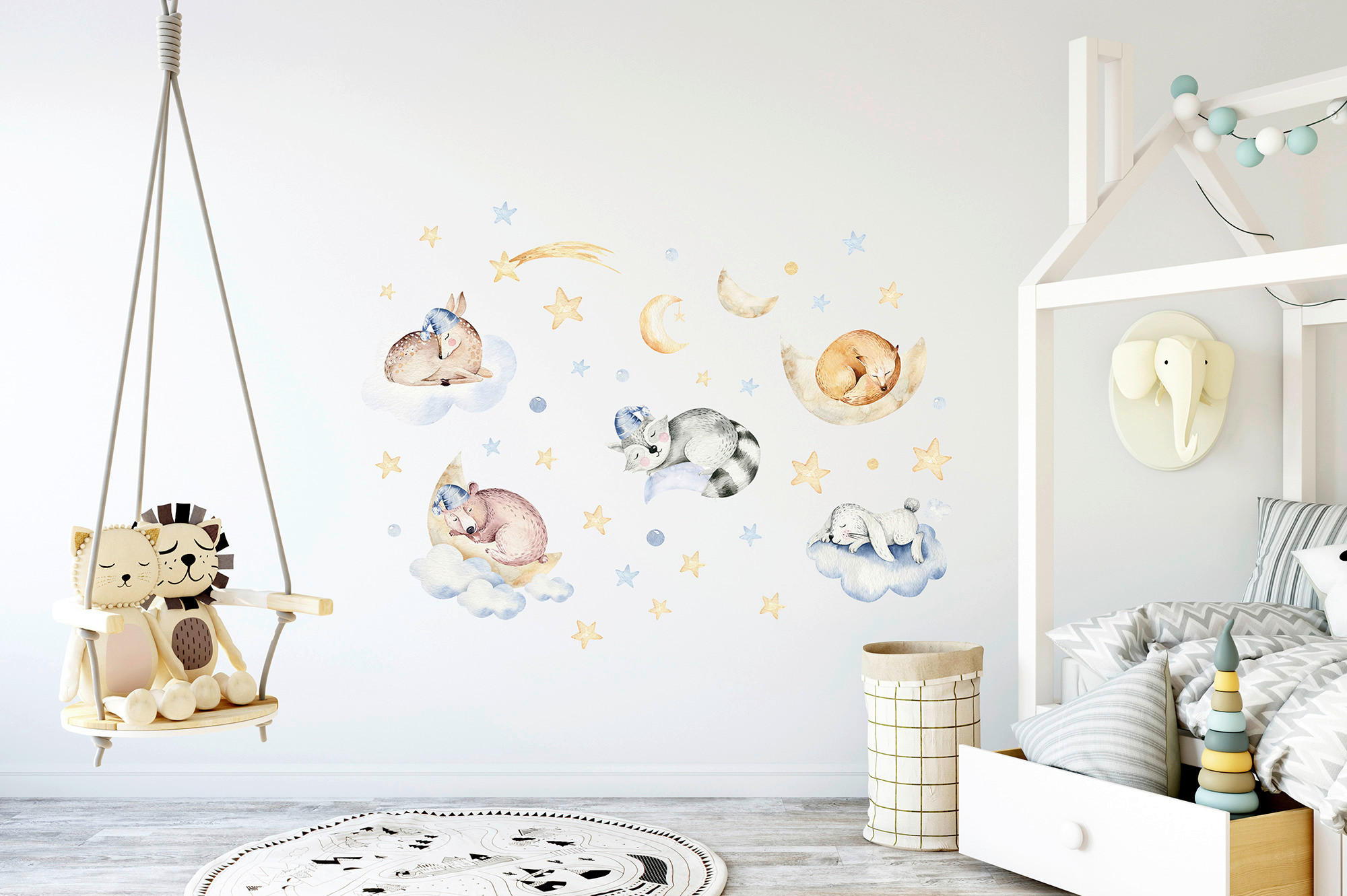 Wandtattoo „PIPI Box“ 40x28 Cm Grau – Selbstklebend Für Wohnzimmer, Kinderzimmer & Flur