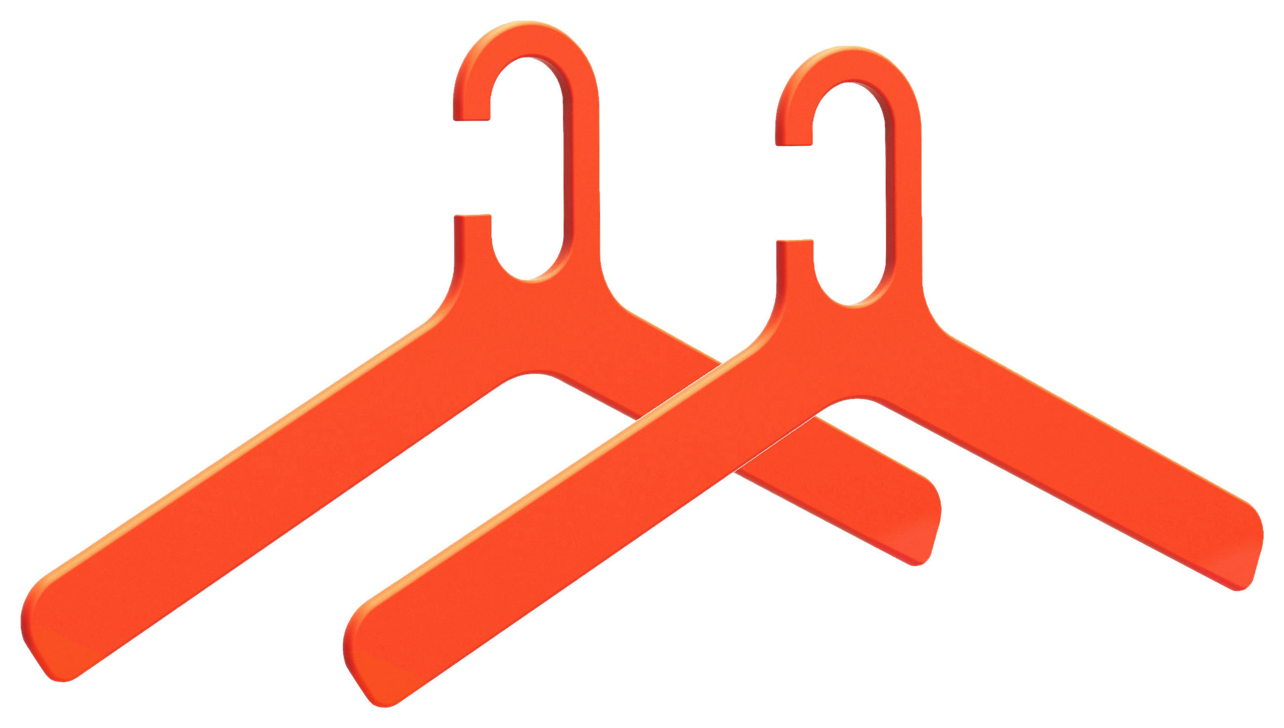 KLEIDERBÜGELSET 2-TEILIG 43 cm Kunststoff  - Orange, Basics, Kunststoff (43cm)