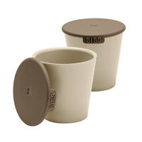 KINDERBECHER  - Beige, Design, Kunststoff (7,7/16,6/7,8cm)