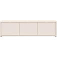 LOWBOARD  in 154,2/42,5/34,9 cm  - Sandfarben/Grau, MODERN, Holzwerkstoff/Kunststoff (154,2/42,5/34,9cm) - Carryhome