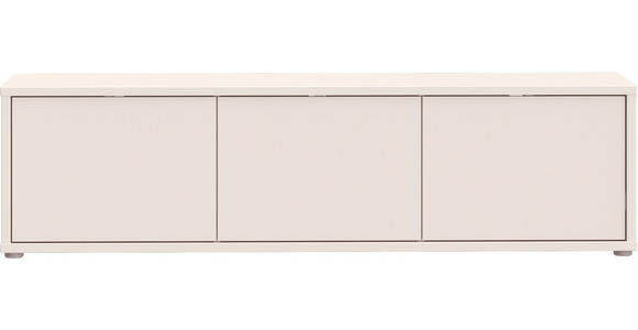 LOWBOARD  in 154,2/42,5/34,9 cm  - Sandfarben/Grau, MODERN, Holzwerkstoff/Kunststoff (154,2/42,5/34,9cm) - Carryhome