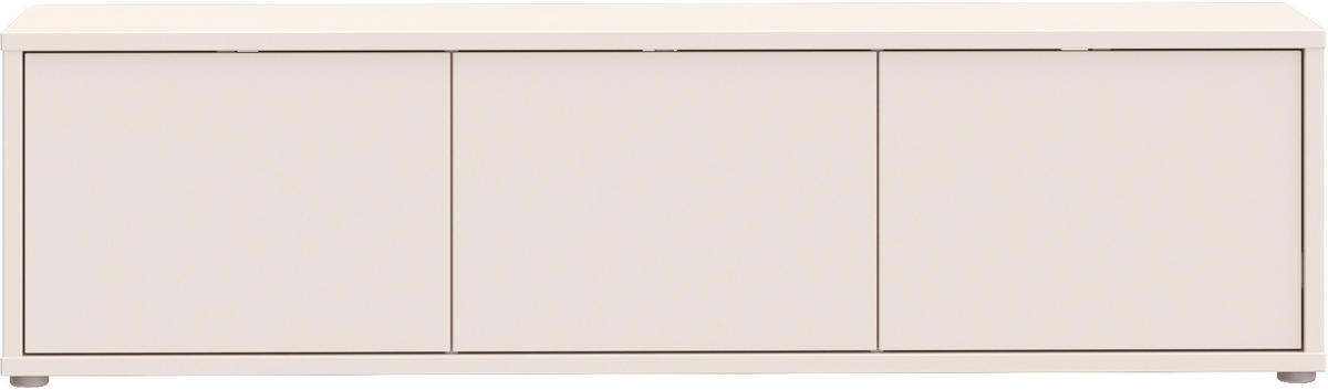 LOWBOARD  in 154,2/42,5/34,9 cm  - Sandfarben/Grau, MODERN, Holzwerkstoff/Metall (154,2/42,5/34,9cm) - Carryhome