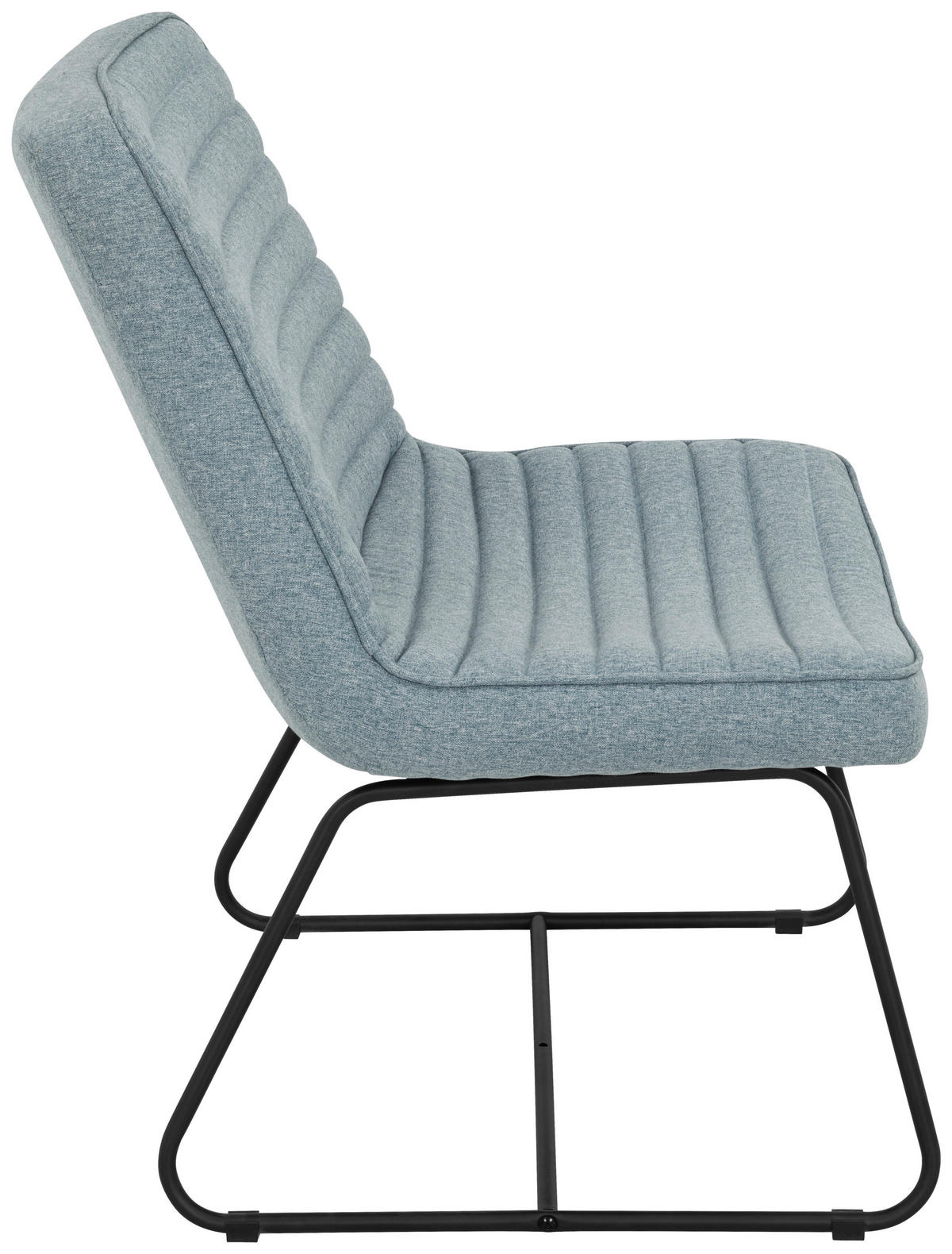 KŘESLO, textil, modrá - modrá/černá, Moderní, kov/textil (66/85/69cm) - P & B