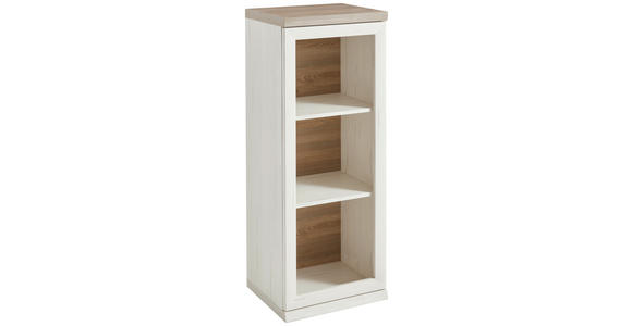 AKTENREGAL Grau, Weiß  - Weiß/Grau, MODERN, Holzwerkstoff (50,6/131,6/43cm) - Hom`in