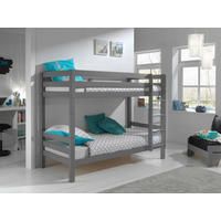 ETAGENBETT - Kieferfarben/Grau, MODERN, Holz (90/200cm) - MID.YOU