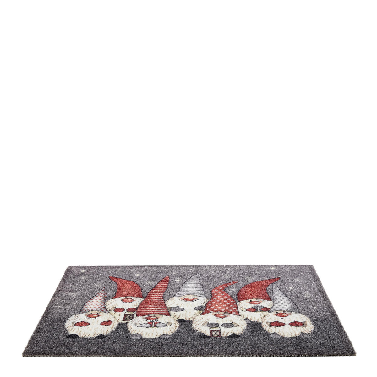 DVEŘNÍ ROHOŽKA, 40/60 cm - šedá/bílá, Konvenční, textil/plast (40/60cm) - Esposa