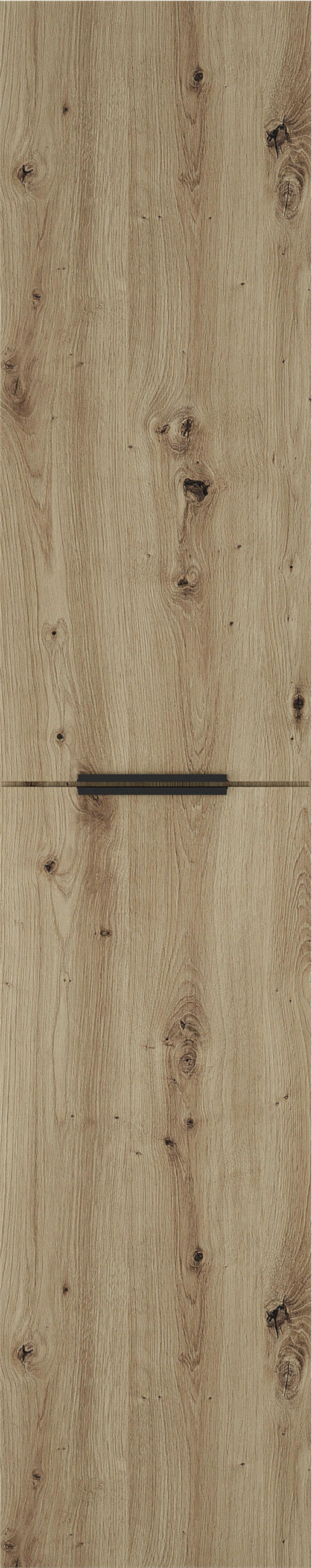 VYSOKÁ SKRINKA, dub artisan, dub artisan, 33/166/33 cm - čierna/dub artisan, Modern, kov/kompozitné drevo (33/166/33cm) - Stylife