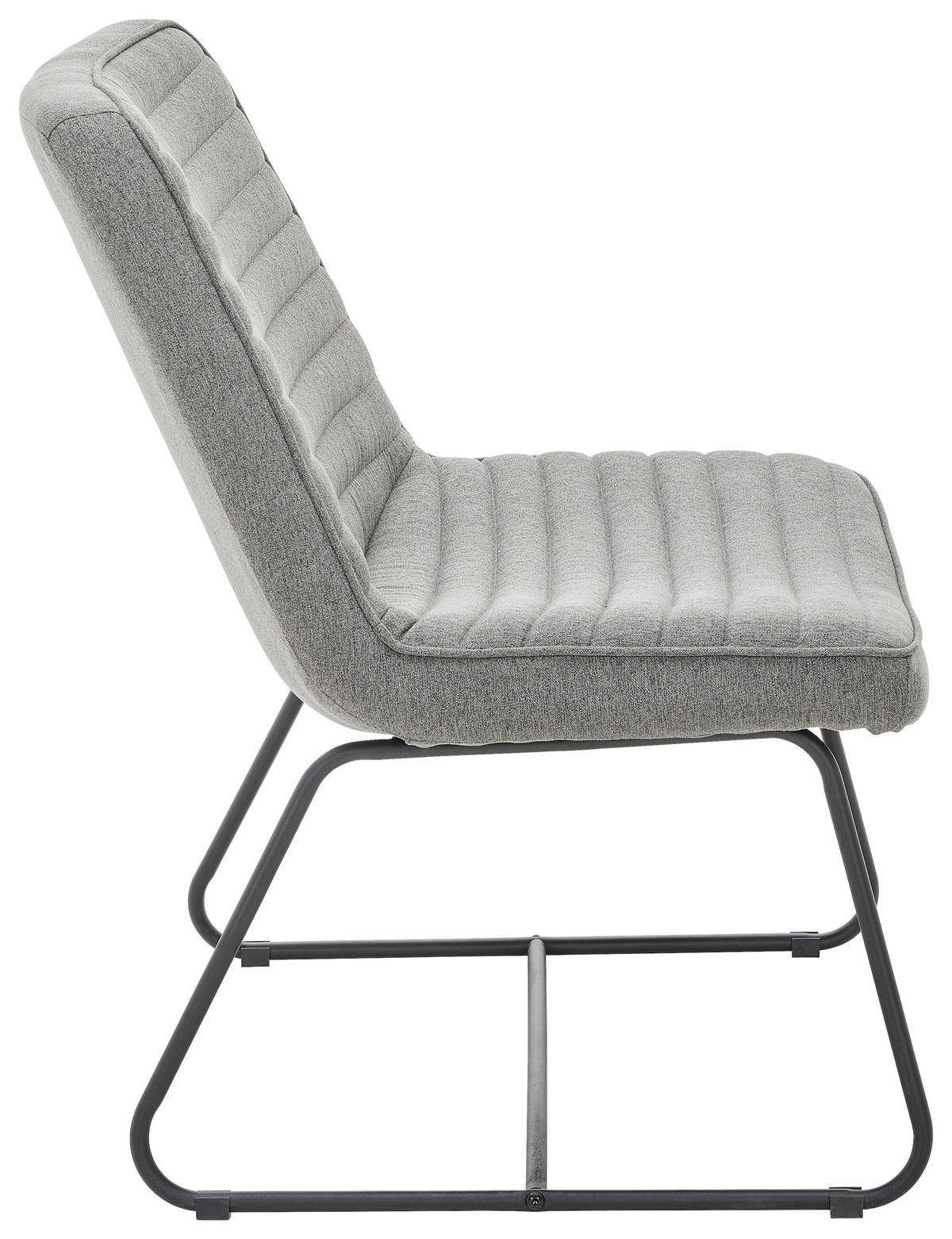 SESSEL Webstoff Grau    - Schwarz/Grau, MODERN, Textil/Metall (66/85/69cm) - P & B