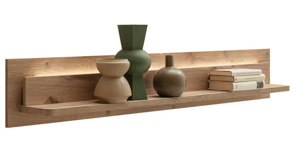 WANDBOARD Holzwerkstoff Eichefarben  - Eichefarben, KONVENTIONELL, Holzwerkstoff (150/24/18cm) - Cantus