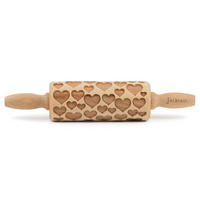 MOTIV-TEIGROLLE - Naturfarben, Basics, Holz (23/4,5/4,5cm) - Folkroll