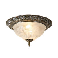 DECKENLEUCHTE  33/17 cm    - Messingfarben, Basics, Glas/Metall (33/17cm)