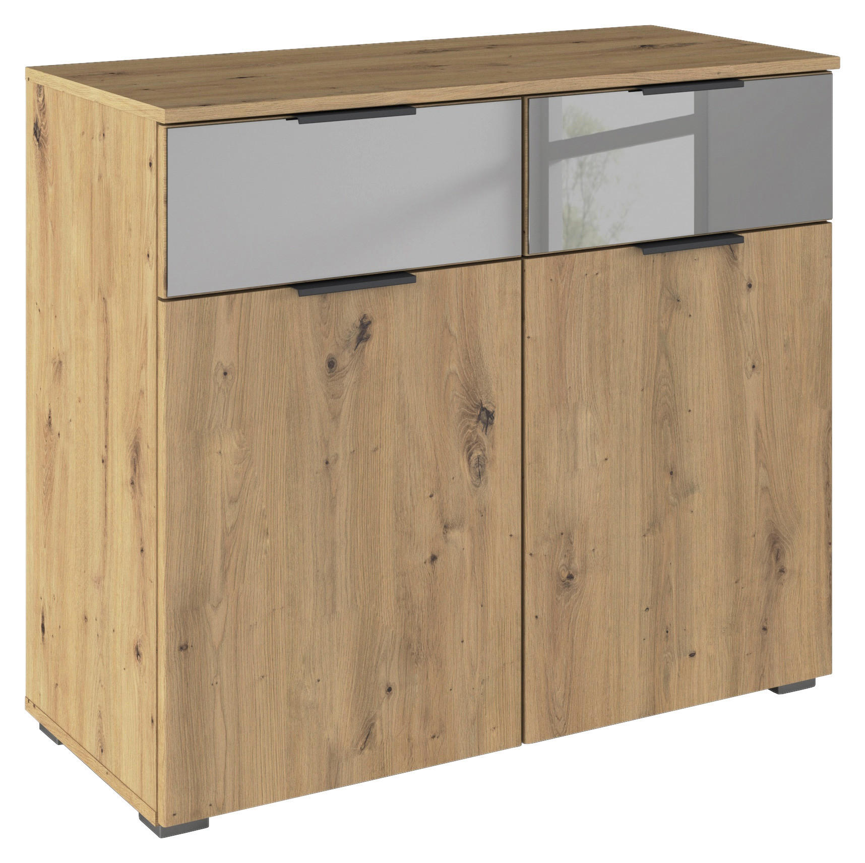 KOMMODE  in 93/81/42 cm  - MODERN, Glas/Holzwerkstoff (93/81/42cm) - Rauch Möbel