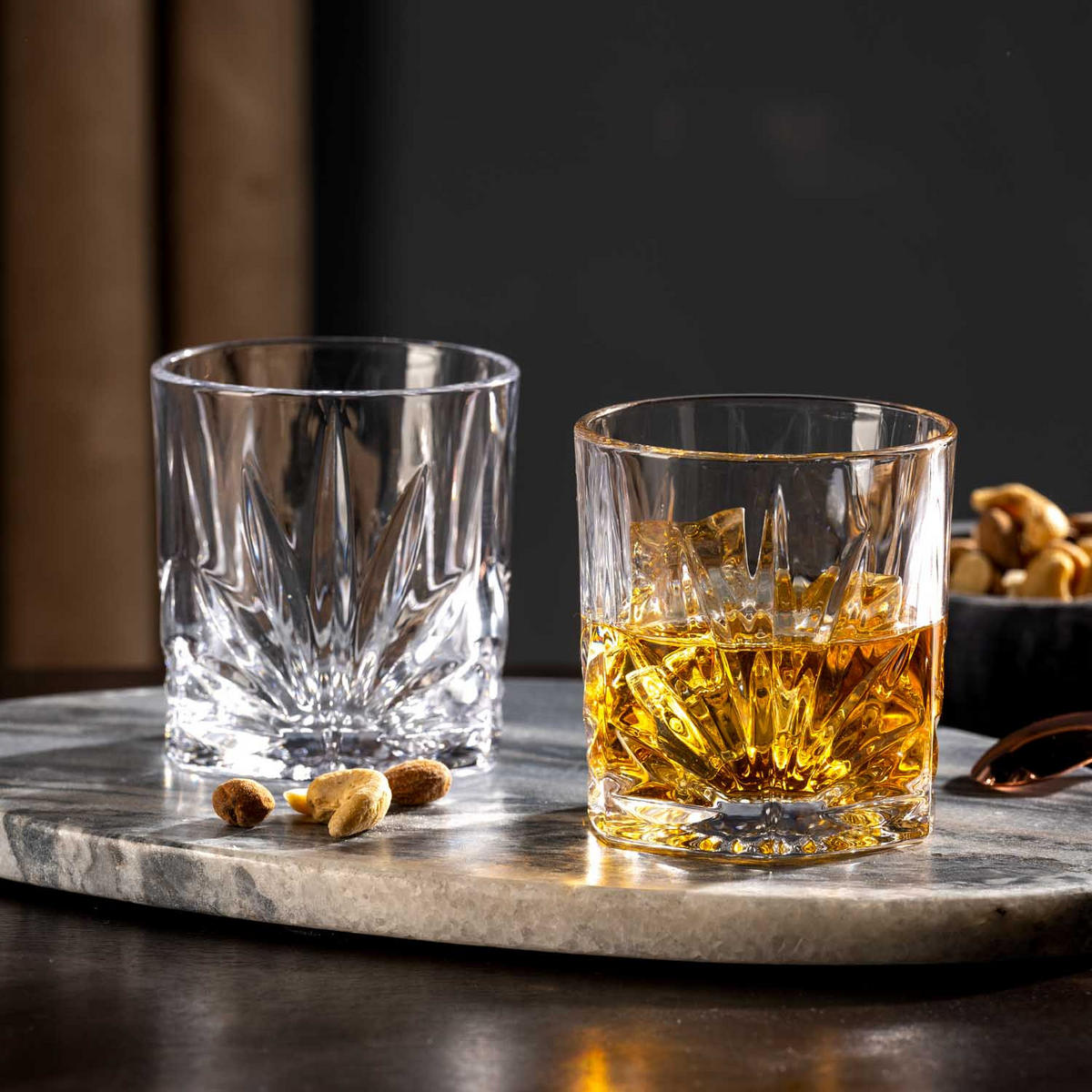 WHISKY-GLÄSERSET 220 ml 8-teilig  - Transparent, Design, Glas (220ml) - Leonardo