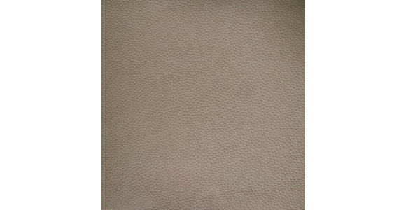 ARMLEHNSTUHL in Eisen Echtleder pigmentiert - Taupe/Schwarz, Design, Leder/Metall (62/92/65cm) - Dieter Knoll