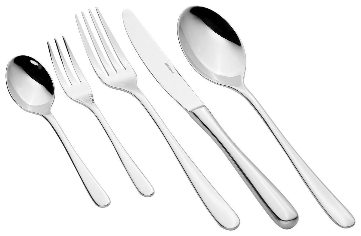 SAMBONET Besteckset 60-teilig Edelstahl  - Basics, Metall - Sambonet