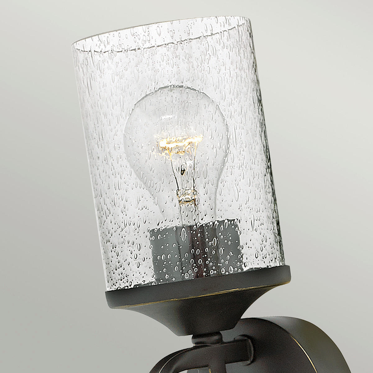 VÄGGLAMPA Elstead Casa 12,8/10,8/58,6 cm   - svart, Basics, metall/glas (12,8/10,8/58,6cm) - Elstead Lighting