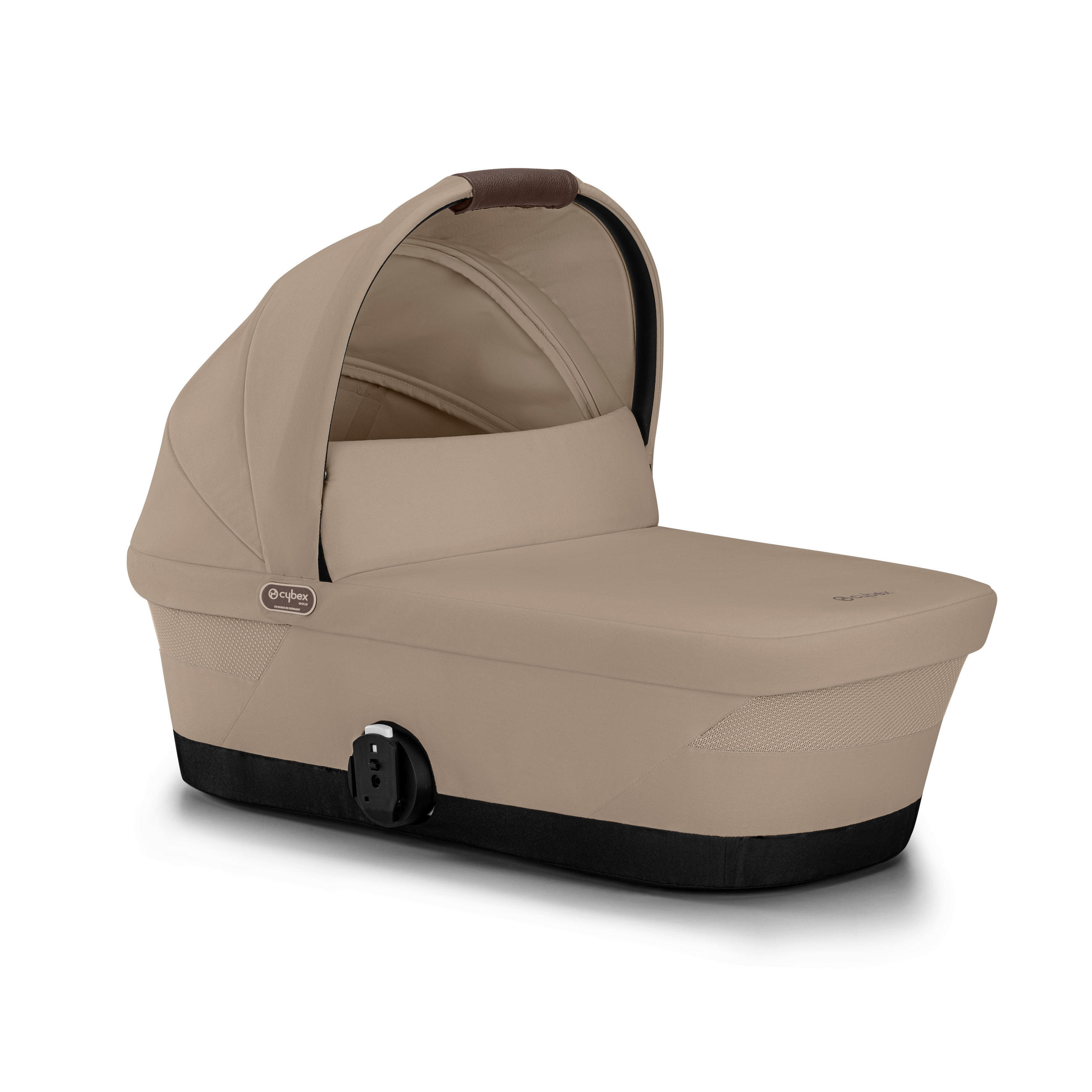LIEGEWANNE Gazelle S  - Beige, Basics, Kunststoff/Textil (86/44/27-56cm) - cybex GOLD