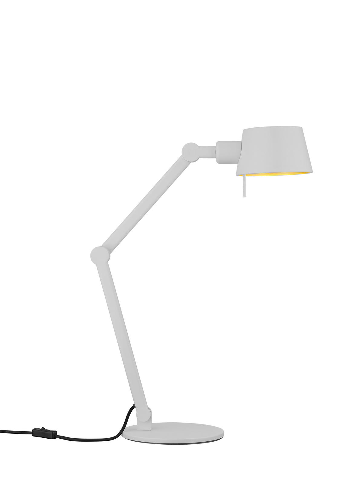 TISCHLEUCHTE   - Weiß, Basics, Metall (39-93cm) - Hell