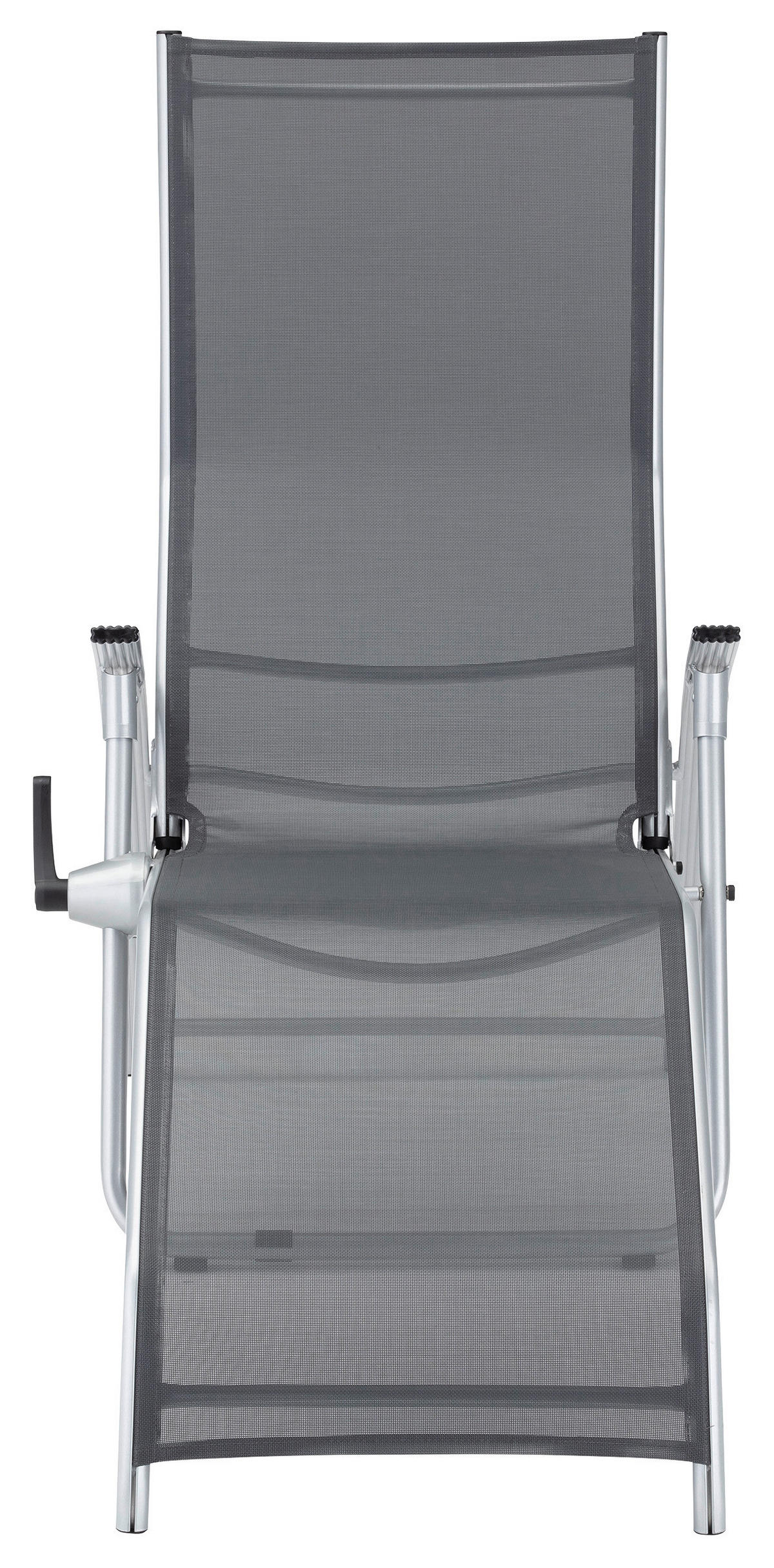 BÄDERLIEGE 67/42/176 cm  - Anthrazit/Silberfarben, Basics, Textil/Metall (67/42/176cm) - Kettler
