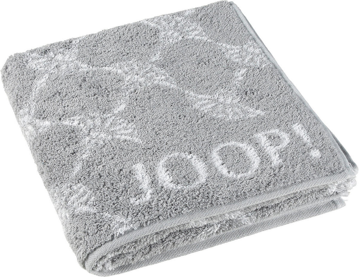 KÉZTÖRLŐ 50/100 cm ezüstszínű  - ezüstszínű, Design, textil (50/100cm) - Joop!
