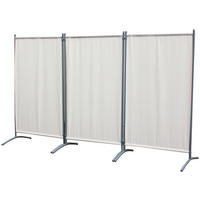 SICHTSCHUTZ - Beige/Silberfarben, Basics, Textil/Metall (258/155cm) - Ambia Garden