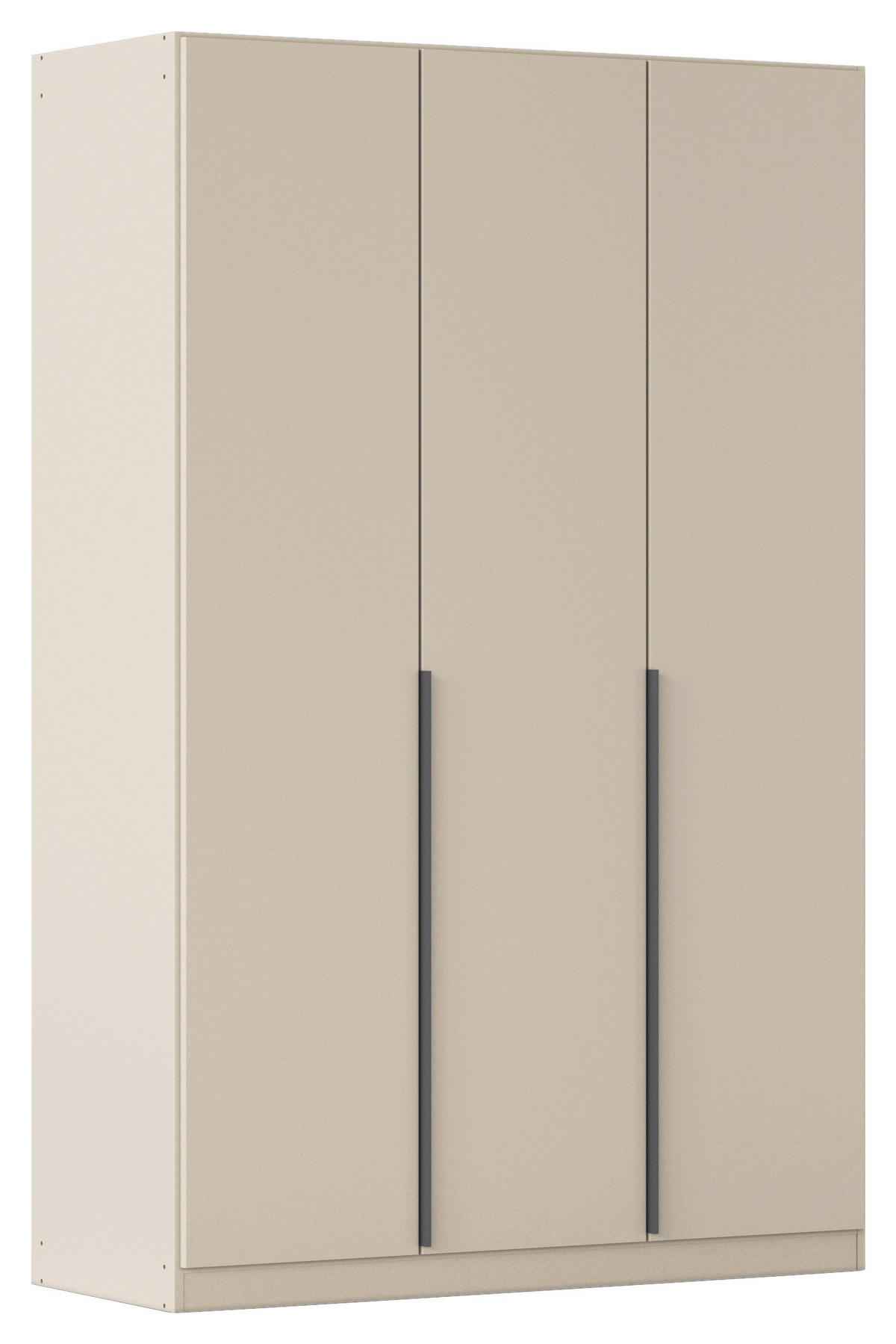 DREHTÜRENSCHRANK in Champagner  - Champagner/Grau, Modern, Holzwerkstoff (136/229/54cm) - Rauch Möbel