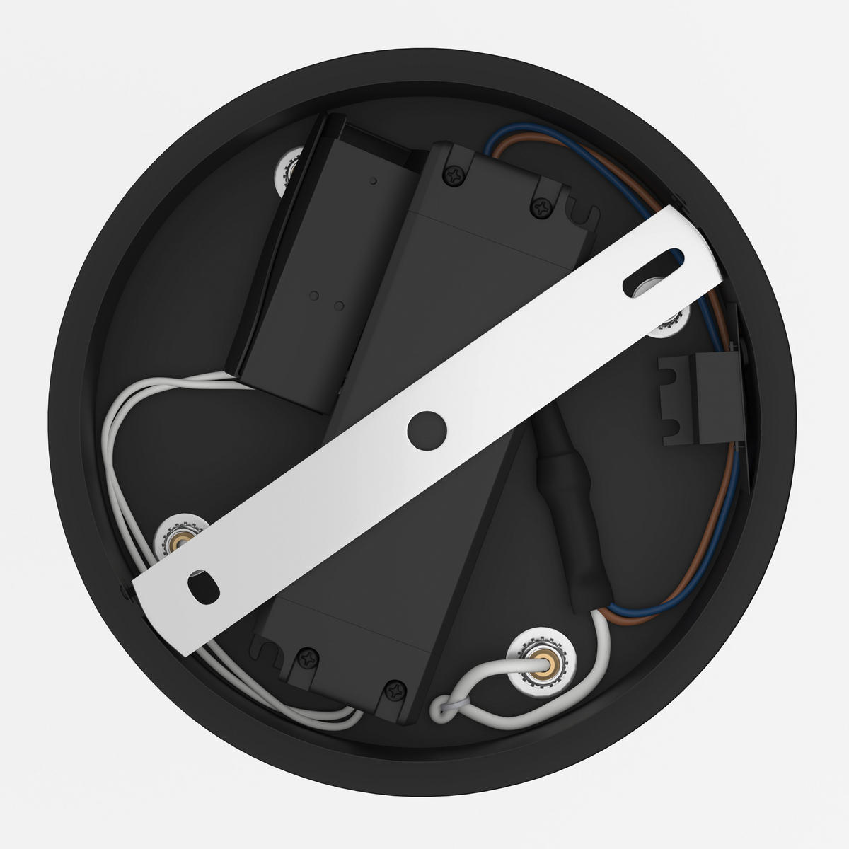 LED-HÄNGELEUCHTE Hoop 57/57/40-180 cm  - Schwarz, Design, Kunststoff/Metall (57/57/40-180cm) - Paul Neuhaus