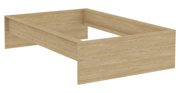 BETTRAHMEN 120/200 cm in Eichefarben - Eichefarben, KONVENTIONELL, Holzwerkstoff (120/200cm) - Hom`in
