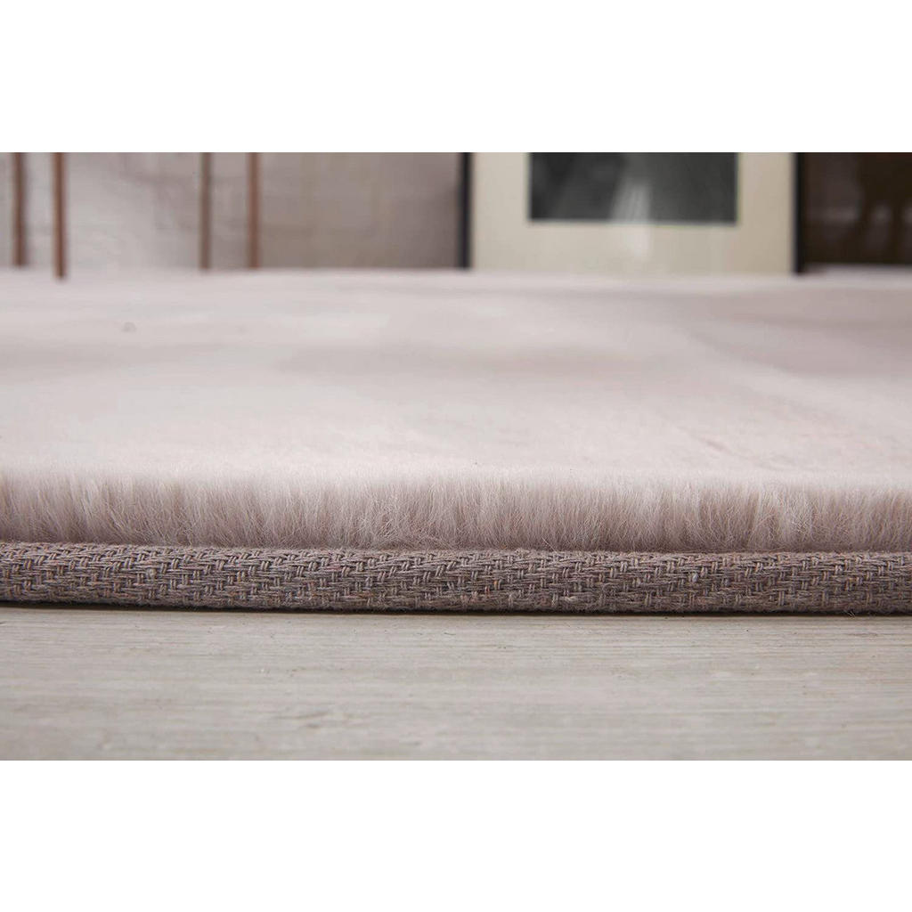 Thumbnail - Novel Fellteppich Olympos, Grau, Textil, Uni, rechteckig, 160x230 cm, Oeko-Tex® Standard 100, rutschfest, Teppiche & Böd...