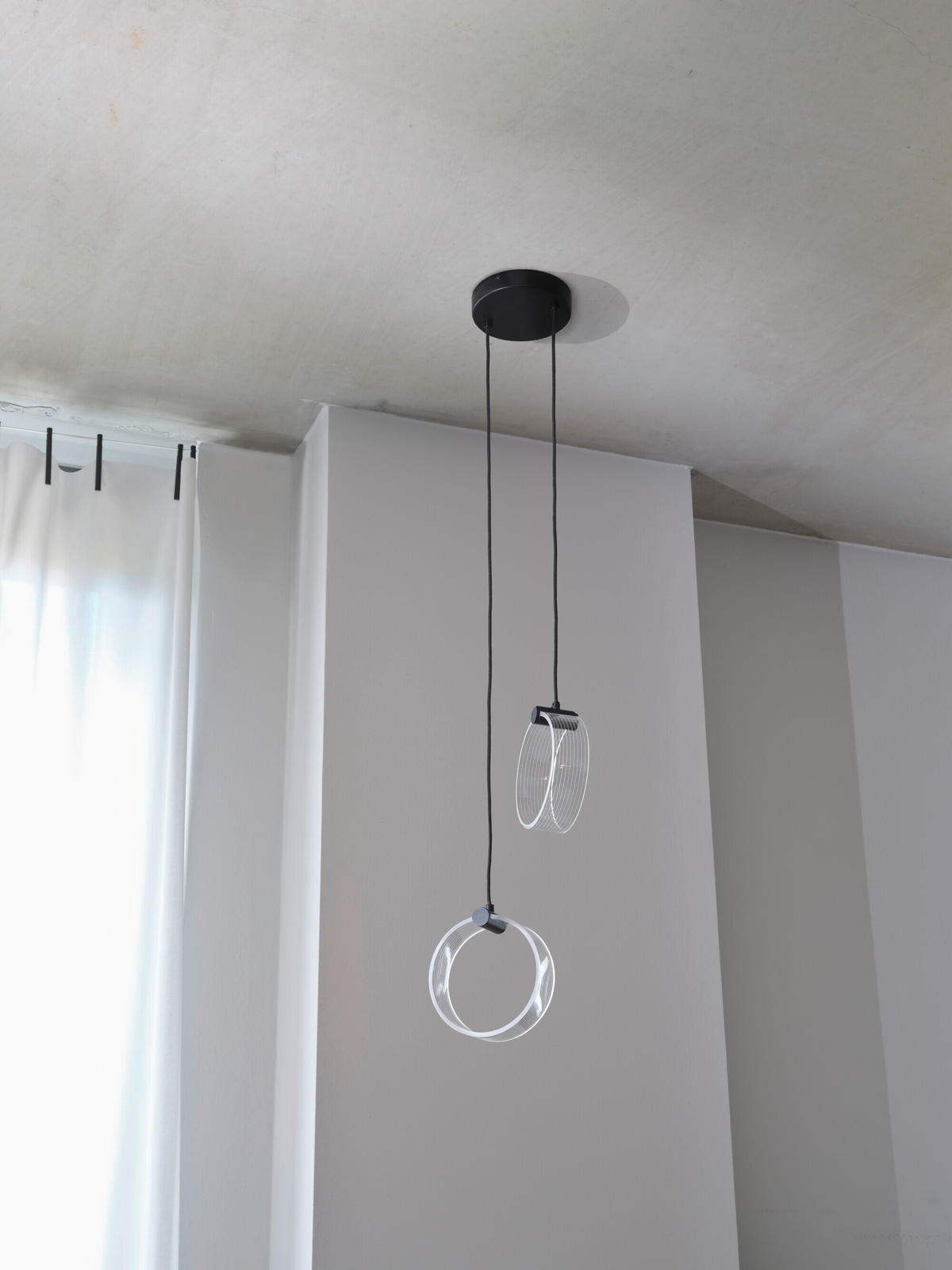 LED-HÄNGELEUCHTE 27,3/15/121 cm   - Schwarz, Design, Kunststoff (27,3/15/121cm) - Ledvance